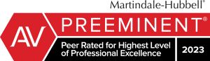 Martindale AV Rated Badge - Preeminent