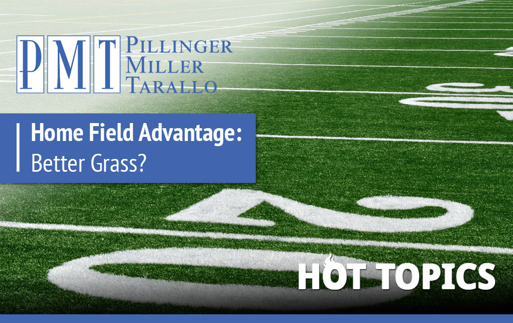 Homefield advantage, grass or turf, is a real thing