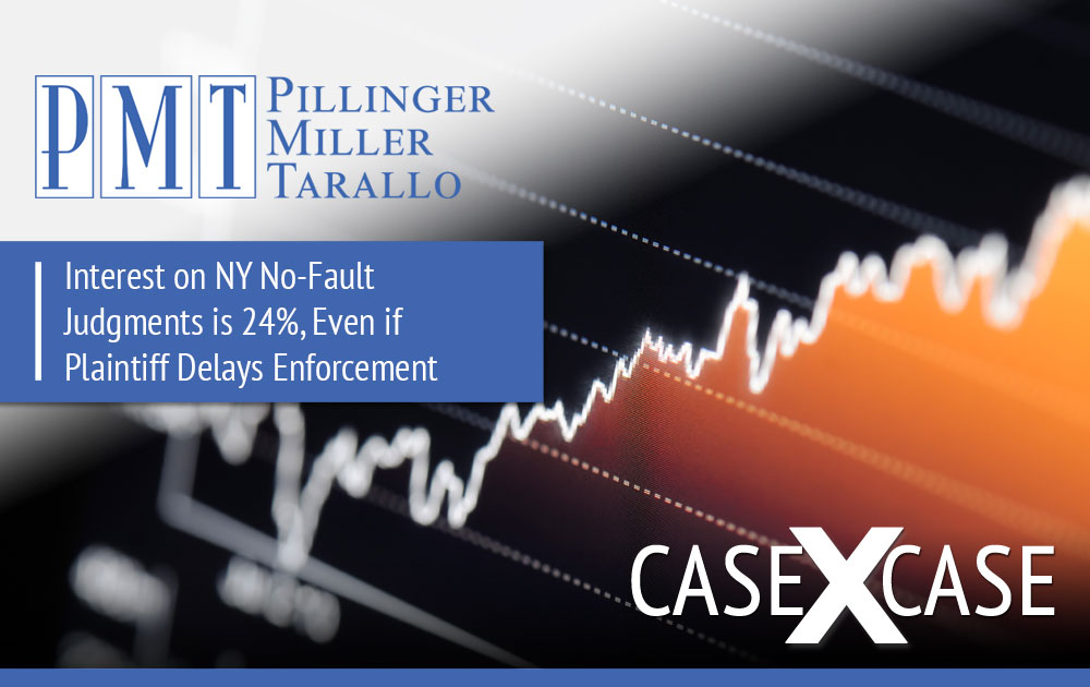 Interest On NY No-Fault Judgments Is 24%,