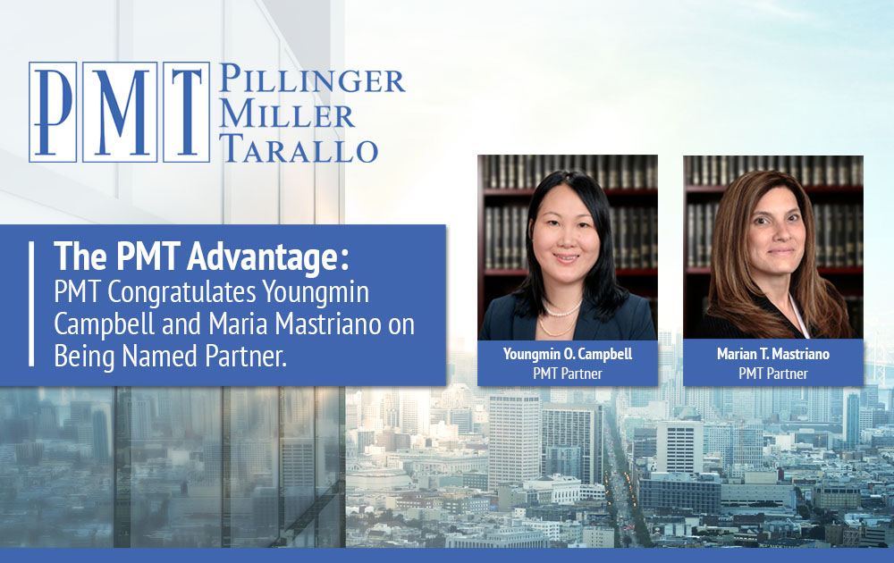 PMT Congratulates Youngmin Campbell and Maria Mastriano on Being named Partner