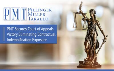 PMT Secures Court of Appeals Victory Eliminating Contractual Indemnification Exposure