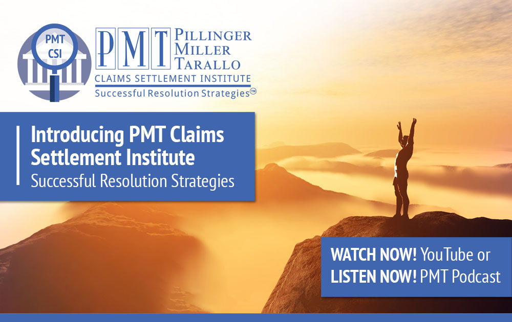 Watch or Listen to SJU-PMT-Claims-Settlement-Institute YouTube and PMT Podcast