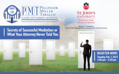 PMT SJU GSRM Webinar: Secrets of Successful Mediations or What Your Attorney Never Told You