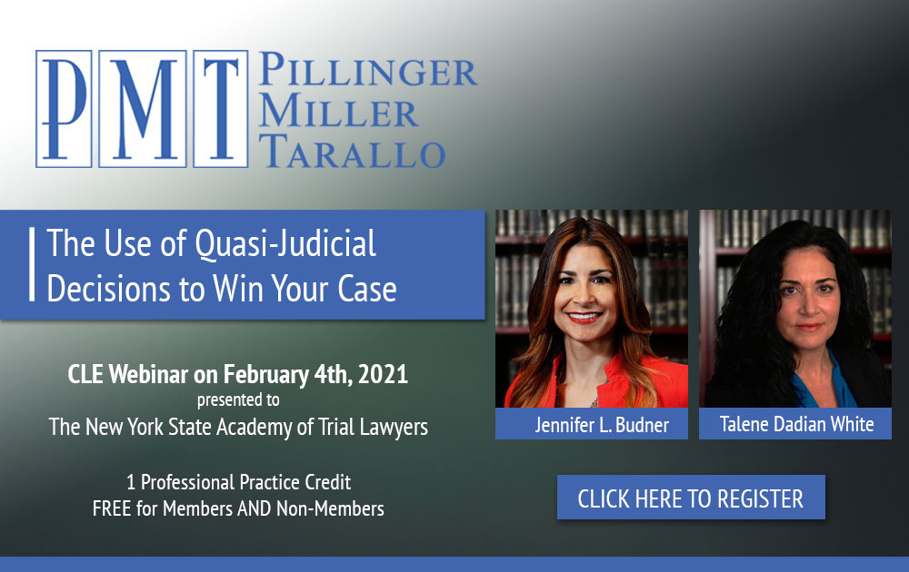 The Use of Quasi-Judicial Decisions to Win Your Case -Event 4